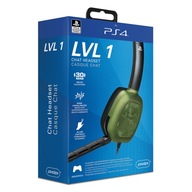 Slúchadlá PDP PS4 Headset LvL.1 New Green Camo