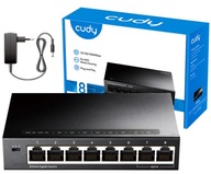 CUDY GS108 LAN Switch 8-portový kovový plne gigabitový 1Gbps