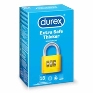 Hrubé kondómy Durex Extra Safe