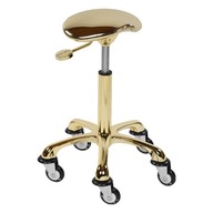 SIBEL ECCENTRIC barber stool GOLD sedlo