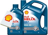 SHELL HELIX PLUS HX7 10W40 10W-40 5L (4L + 1L)