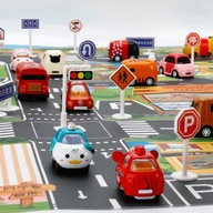 Play Mat City Street Dopravné značky Vodotesné