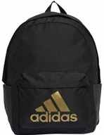 Adidas Classic čierny zlatý školský športový batoh pre mládež + plán lekcií