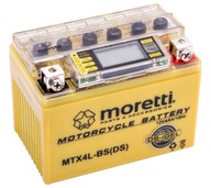 Moretti AGM (I-Gel) MTX4L-BS batéria s indikátorom