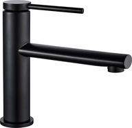 Rea Oval Black Faucet 18 cm umývadlová batéria