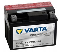 AGM Varta YT4L-BS gélová batéria 3Ah 40A YTX4L