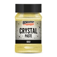 Kryštálová štruktúrna pasta - Pentart - zlatá, 100 ml