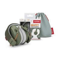 Chrániče sluchu pre deti od 5 rokov Alpine Muffy Green Khaki