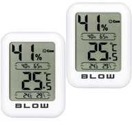 2X METEOROLOGICKÁ STANICA TEPLOMETER IZBOVÝ HYGROMETER MINI MAGNET SET