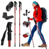 Trekingové palice na horskú chôdzu, nordic walking, ľahké, skladacie palice