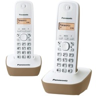 Bezdrôtový pevný telefón Panasonic KX-TG1611PDJ, krémový