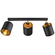 Lampa Plafond Luster Pohyblivé tienidlá Black Gold