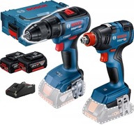 BOSCH SET GSR 18V-50 + GDX 18V-200 + L-BOXX