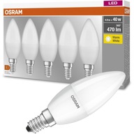 LED žiarovka E14 SVIEČKA 5,7W 40W 2700K OSRAM 5BAL.