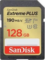 Pamäťová karta SanDisk Extreme Plus 128GB 190/90