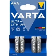 VARTA Lítiové AAA lítiové batérie 4 ks blister