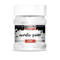 Akrylová PAINT WHITE titánová biela 230 ml Pentart