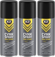 K2 ANTIKOROZÍVNY ZINK SPREJ 400ml 3ks.