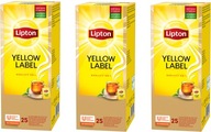 Lipton Yellow Label čierny čaj 25ks x3