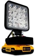 LED ADAPTÉR PRACOVNEJ LAMPY PRE DEWALT HALOGÉNOVÁ BATÉRIA 48W VÝKONNÁ