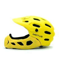 FULL FACE MTB cyklistická prilba Motus Yellow M/L