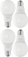 E27 LED žiarovka 470lm 2700K teplá biela opálová guľa IKEA SOLHETTA 4 ks.