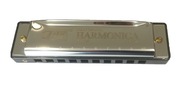 KG H1004 F Strieborná ústna harmonika