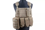 MBSS Plate Carrier taktická vesta - kojot