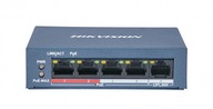 Hikvision DS-3E0105P-E/M 5-portový PoE switch