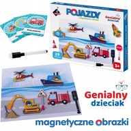 MAGNETICKÉ VOZIDLÁ GENIUS KID PUZZLE