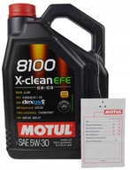 Motul 8100 x-clean efe motorový olej 5 l 5W-30