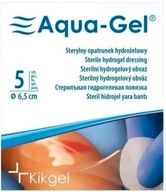 AQUA-GEL hydrogélový sterilný obväz 6,5 cm 5 ks