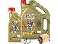 CASTROL EDGE 5W30 M 6L + OLEJOVÝ FILTER OE649/6