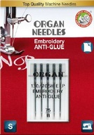 3137 - Organ ANTI GLUE Vyšívacie ihly veľkosť 75