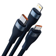 Silný kábel 5v1 micro USB/Lightning/USB C 100W