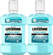 2 x LISTERINE COOL MINT ZERO ALCOHOL FREE 1L