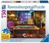 Puzzle 750 dielikov 164448 izba fanúšikov puzzle RAVENSBURGER