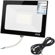 Halogénový reflektor PRACOVNÁ LAMPA LED SVETLOMET CCD 20W 2200lm + KÁBEL