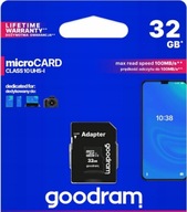 Goodram 32GB microSD pamäťová karta s adaptérom