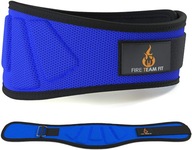 S FIRE TEAM FIT modrý vzpieračský opasok