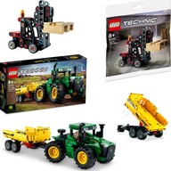 LEGO TECHNIC SET 42136 JOHN DEERE 9620R TRAKTOR + ZADARMO LEGO 30655 NÁKLADNÉ VOZIDLO