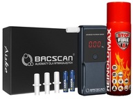 BACscan F-50 Ultra alkohol tester + certifikát, kalibrácie a hasiaci sprej 500 ml