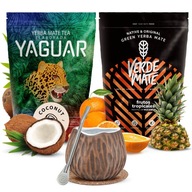 Yerba Verde Mate Green Frutos Coconut Set 1kg