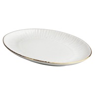 Veľký tanier na občerstvenie Porcelánový tanier 33 cm