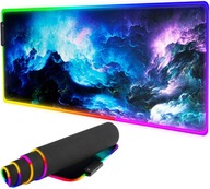 Veľká svietiaca počítačová podložka Cosmos RGB-2