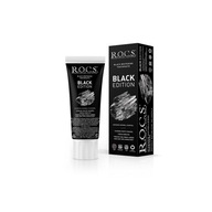 ROCS Black s dreveným uhlím Čierna bieliaca pasta