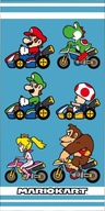 MARIOKART SUPER MARIO BROS osuška 70cm x 140cm