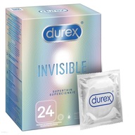 DUREX INVISIBLE kondómy THE THINNEEST 24 kusov