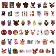 Sada vodotesných samolepiek FNAF stickerbomb, 50 ks