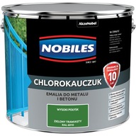 Nobiles Smaltovaný chlórkaučukom na kov a betón Grass Green 10l